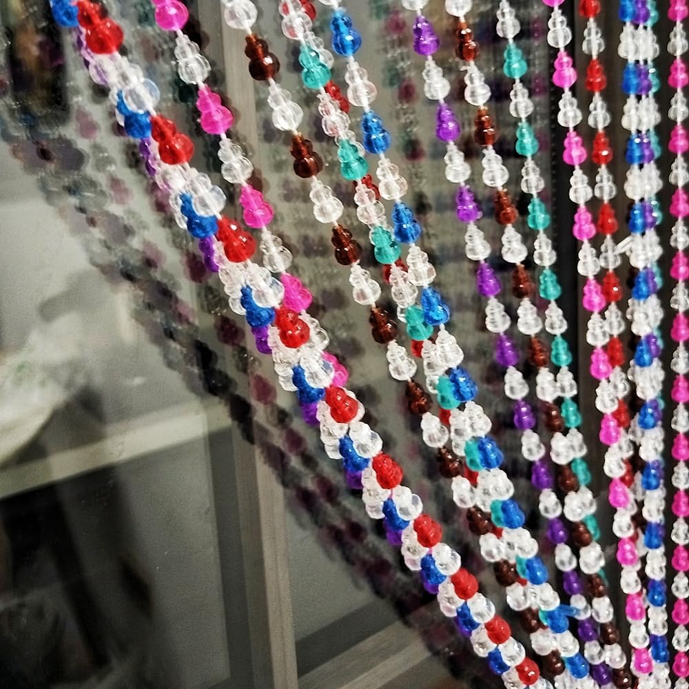 Beaded Curtain Doorway Star Acrylic Hanging Decor