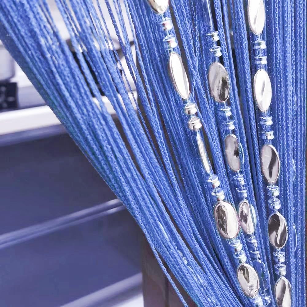 Ave Split Sky Blue 25 Decorative Curtain Panels