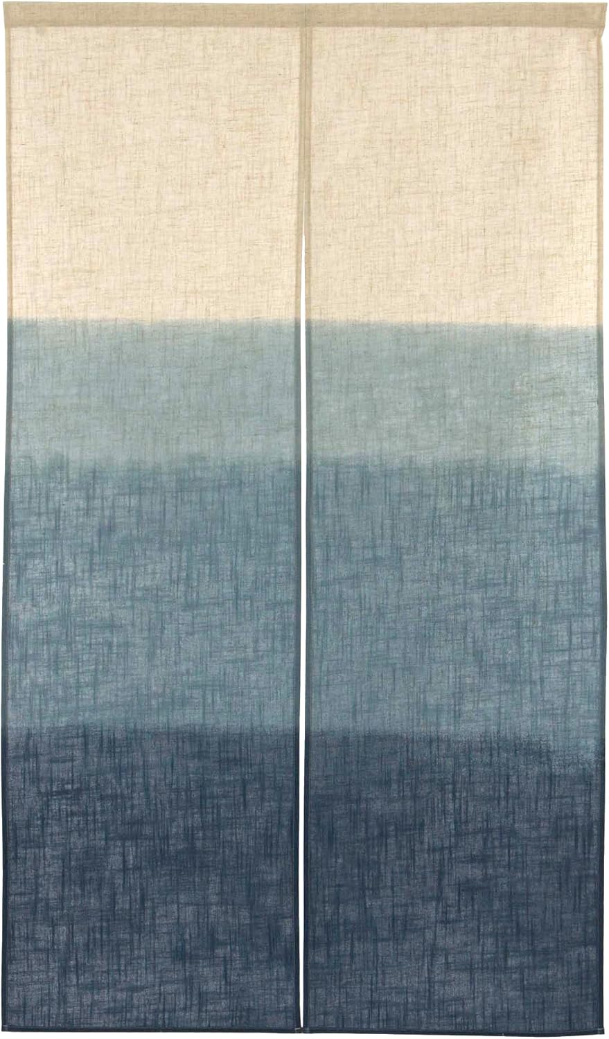 Noren Doorway Curtain Tapestry Blue Gradation 85x150cm