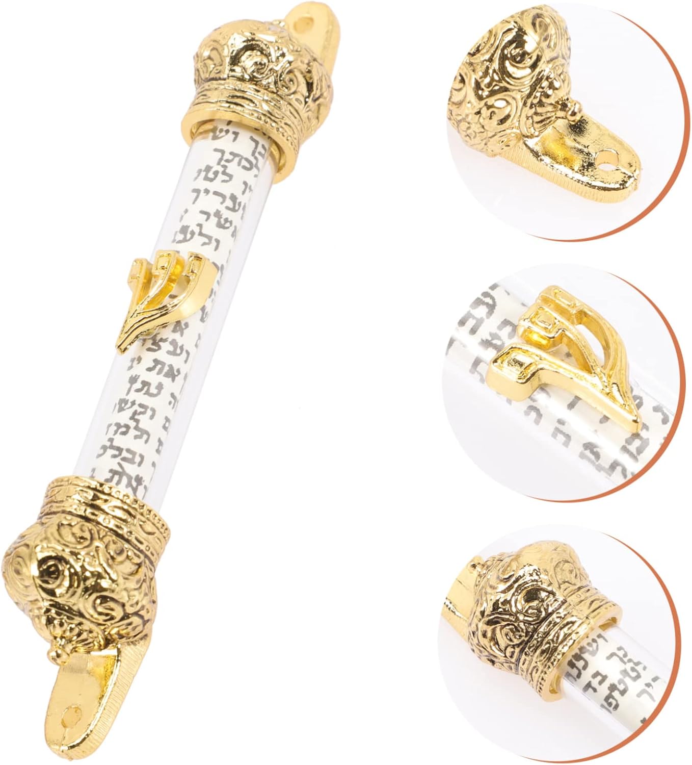 SOLUSTRE Metal Mezuzah Door Decor Accent