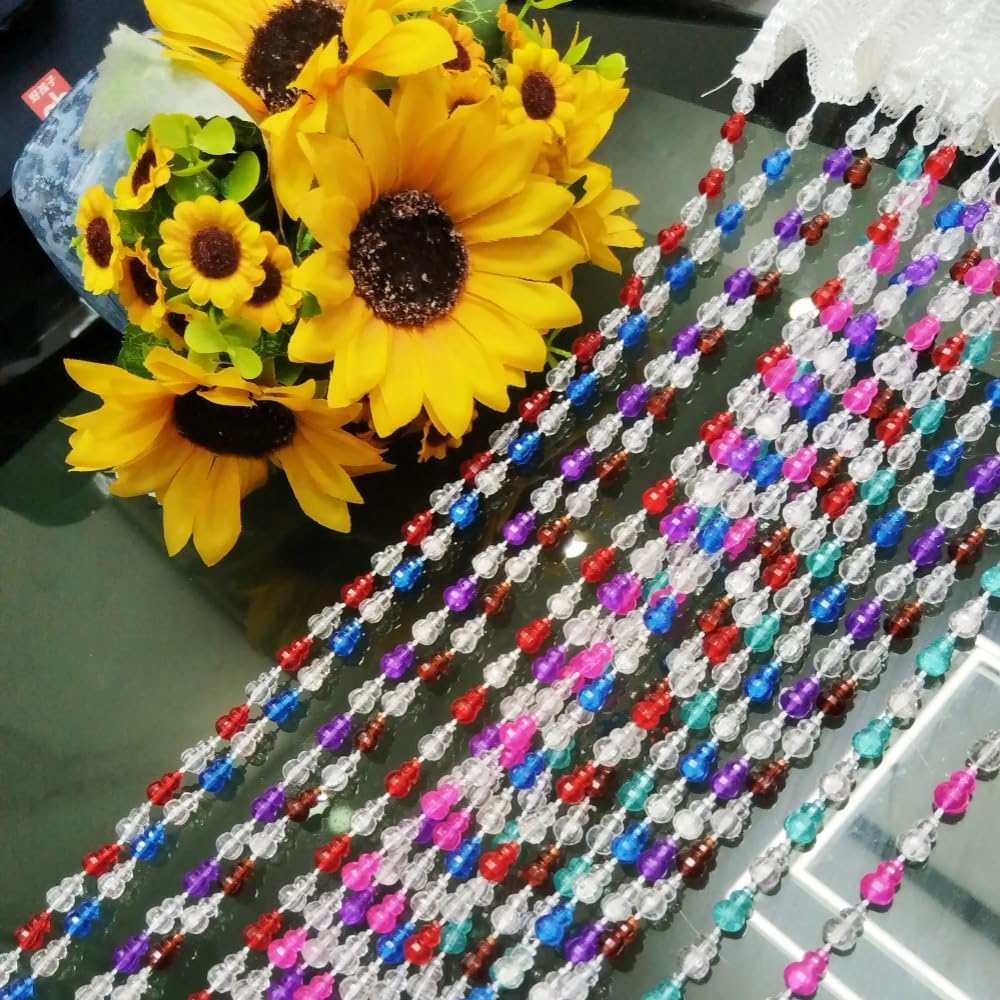 Beaded Curtain Doorway Star Acrylic Hanging Decor