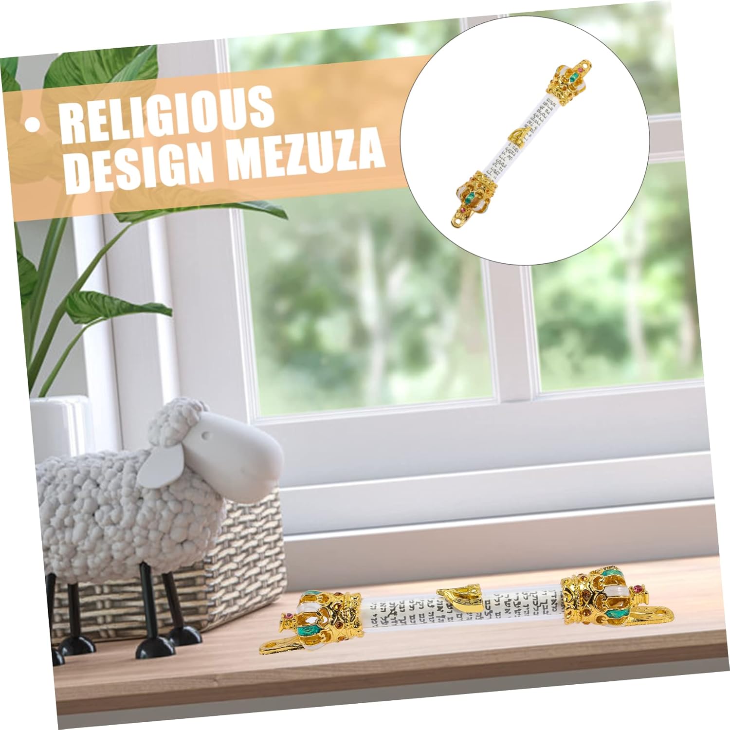 Holibanna Bible Doorpost Scroll Mezuzah Jewish Decor