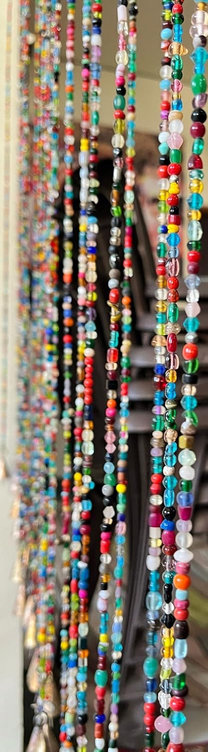 Mango Gifts Bohemian Curtain with Beads and Sun Catcher