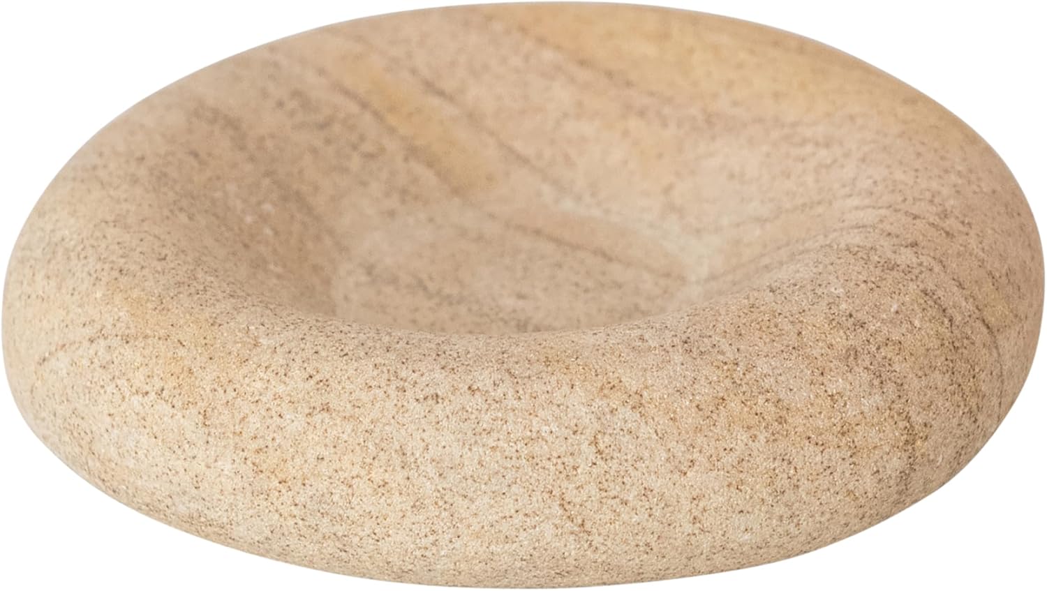 Creative Co Op Sandstone Incense Holder Natural Color