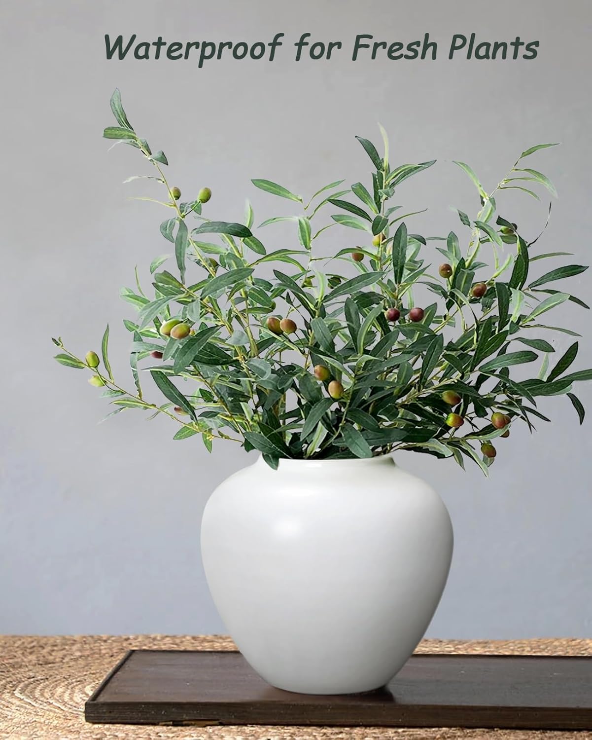 GeLive Handmade Ceramic Vase with Glossy Finish