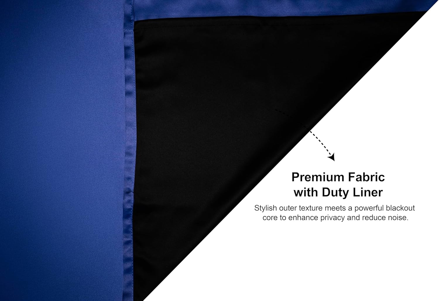 Blackout Curtains for Bedroom and Living Room with Blue 52x84