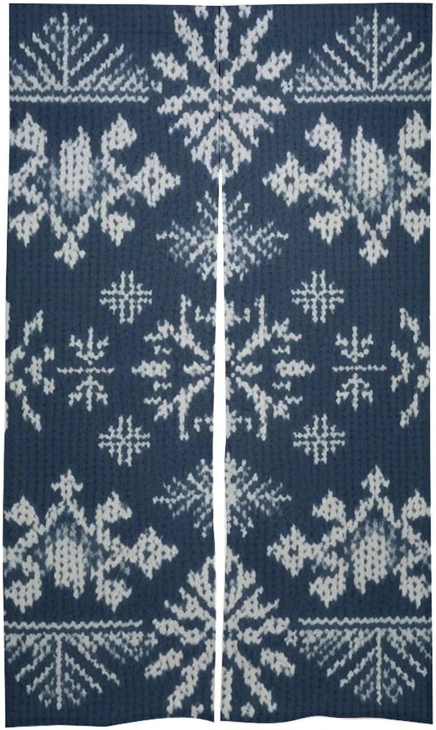 Japanese Noren White Knitted Door Curtain 34x57