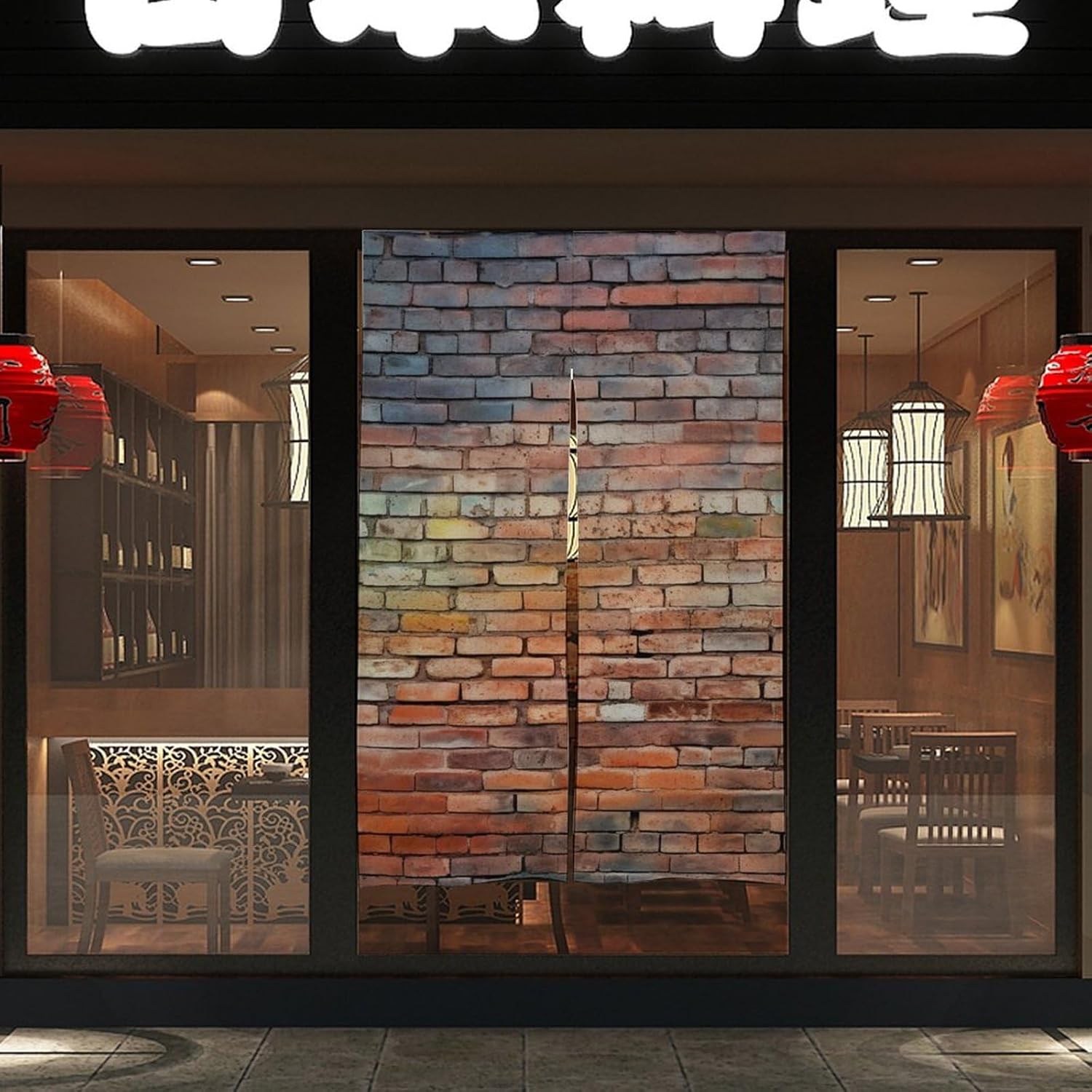 Japanese Noren Door Curtain for Kitchen Partitioning