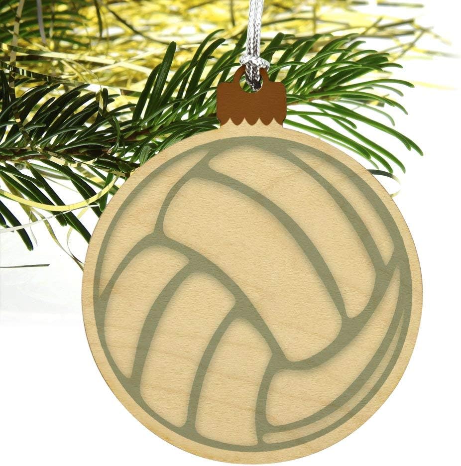 GRAPHICS AND MORE Volleyball Ball Wood Christmas Ornament