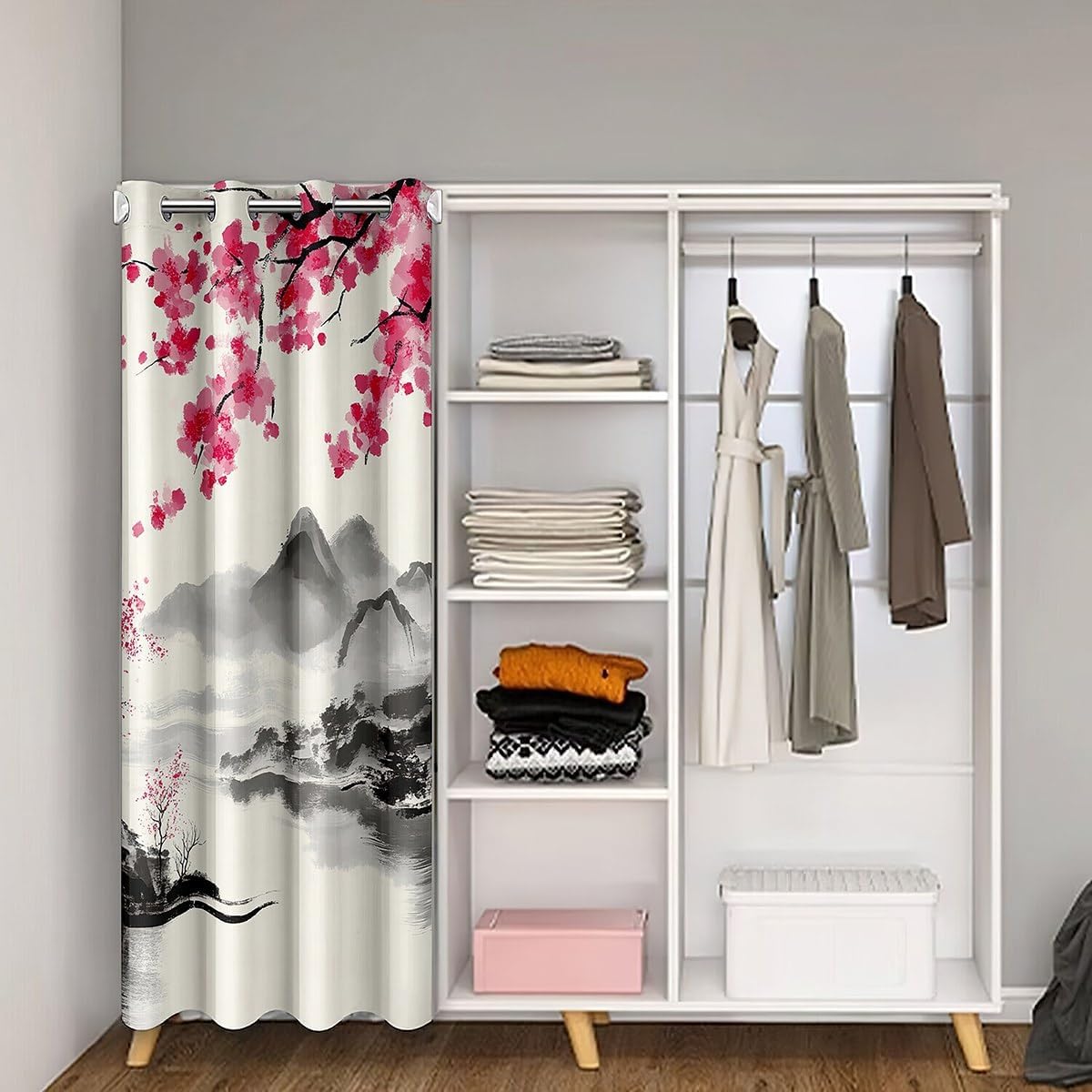 Japanese Style Door Curtain for Privacy and Decor