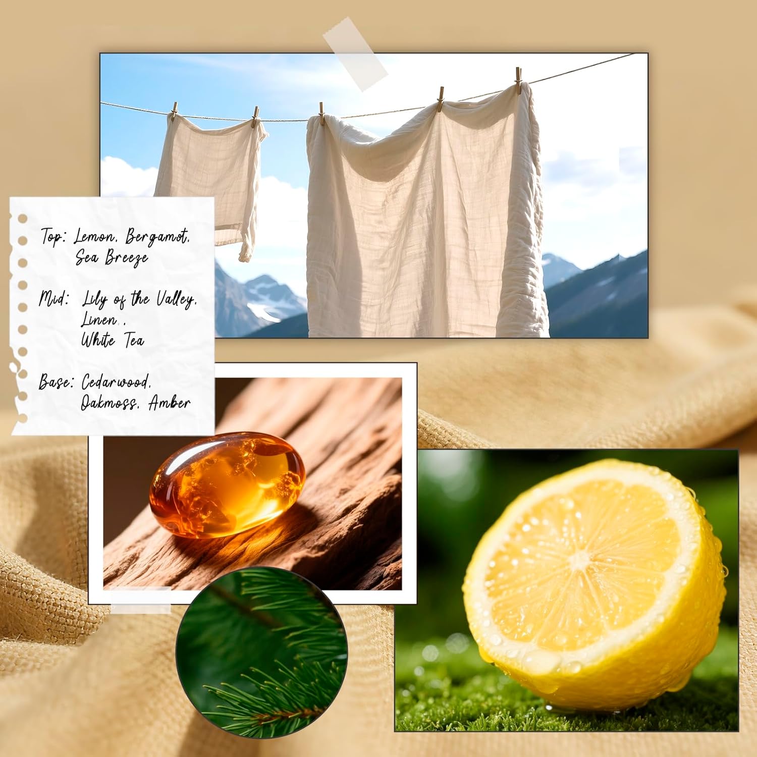 Clesh Reed Diffuser Set with Linen Scent