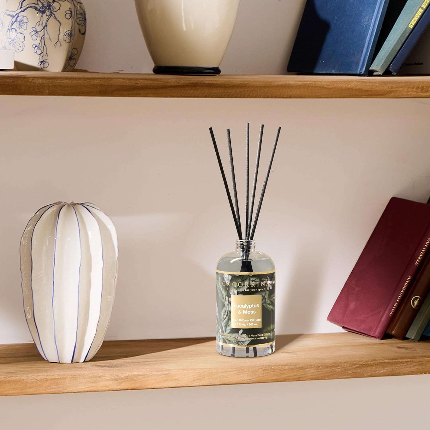 Cocorrina Eucalyptus Moss Reed Diffuser Refill 17oz