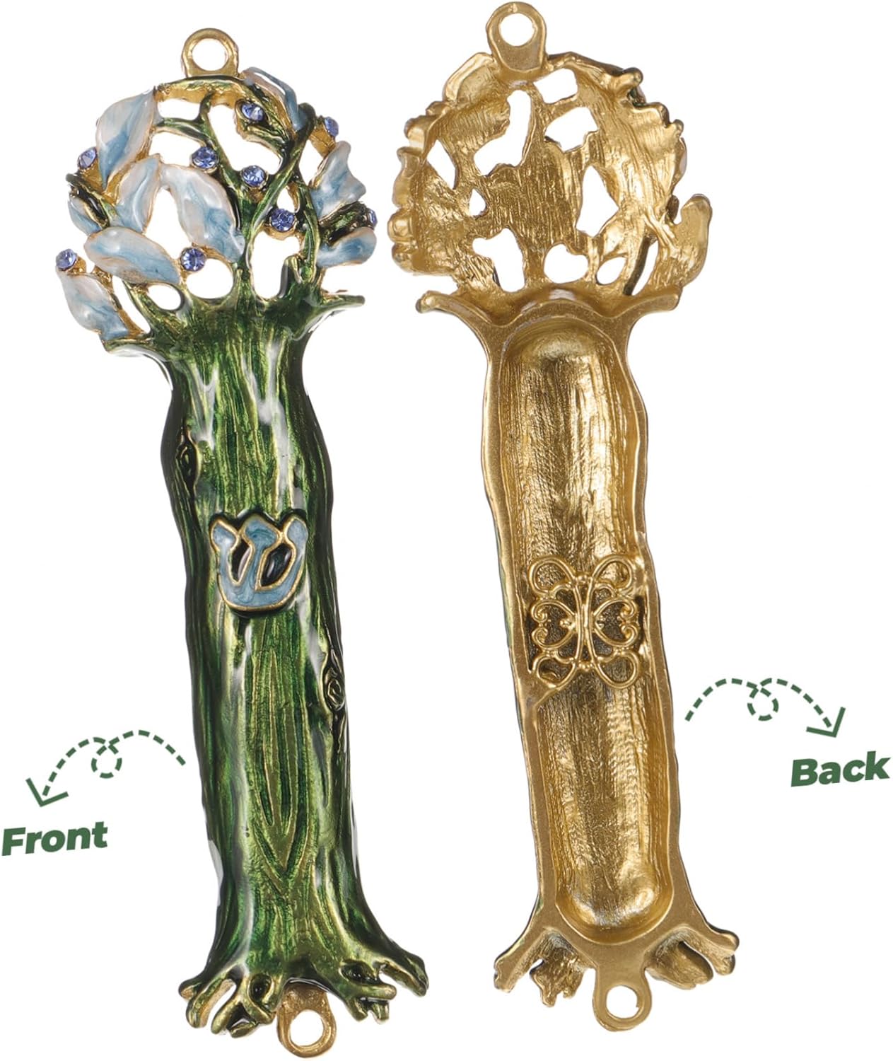 Judaica Mezuzah Door Pendant Metal Religious Decor