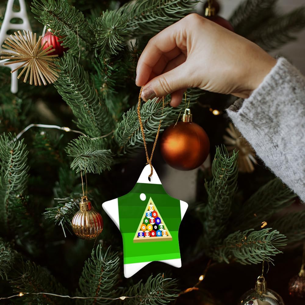 Graphics More Star-Shaped Porcelain Holiday Ornament - 31 Inch