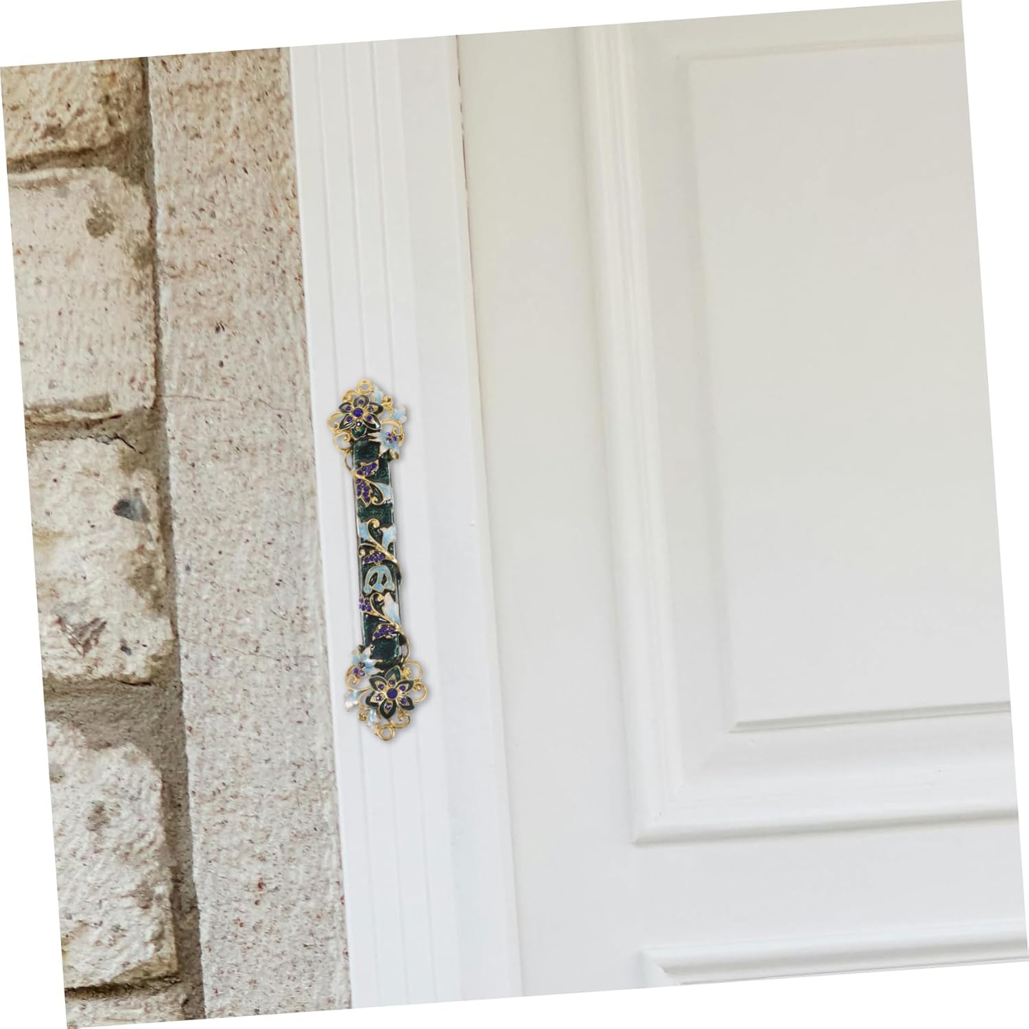 TENDYCOCO Retro Metal Mezuzah Door Decor