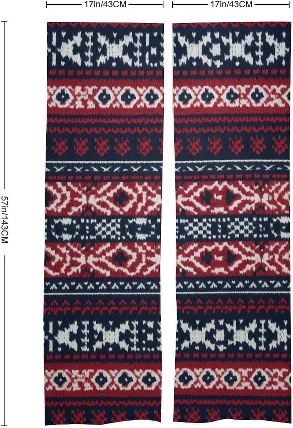 Japanese Noren Tweed Knitted Door Curtain 34x57 Inch