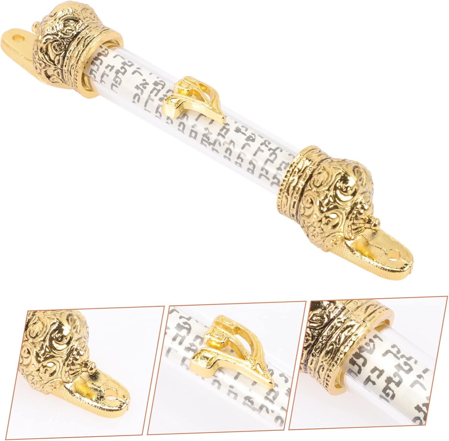 SOLUSTRE Metal Mezuzah Door Decor Accent