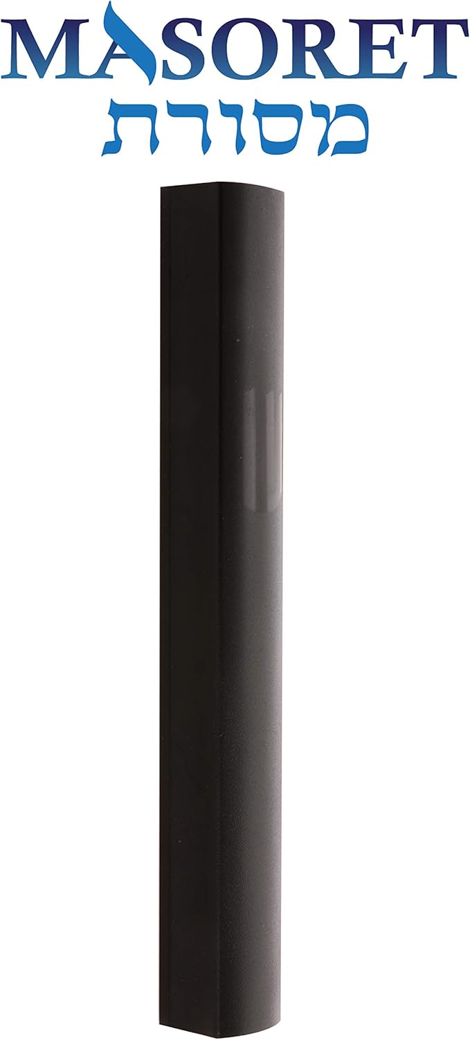 3-Piece Aluminum Door Mezuzah Cases with Hebrew Scroll Holder