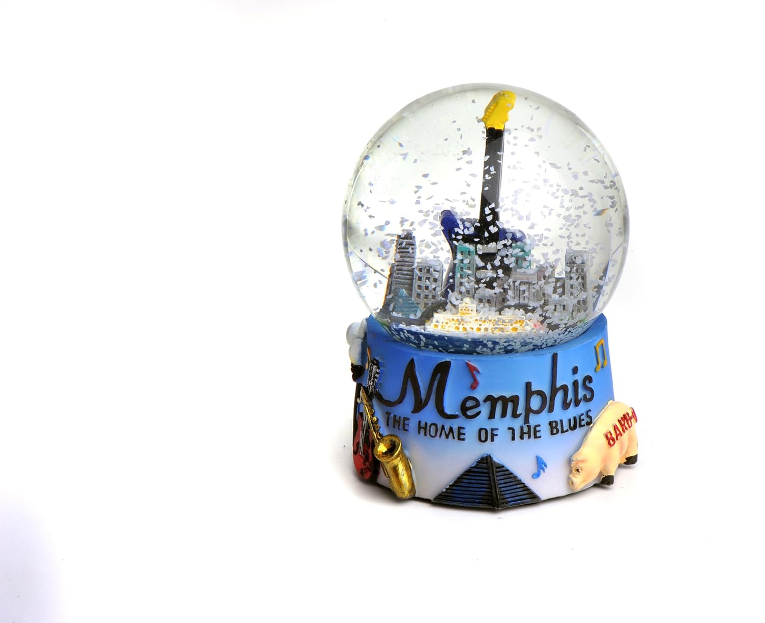 Zizo Memphis Tennessee Colorful Snow Globe 65mm