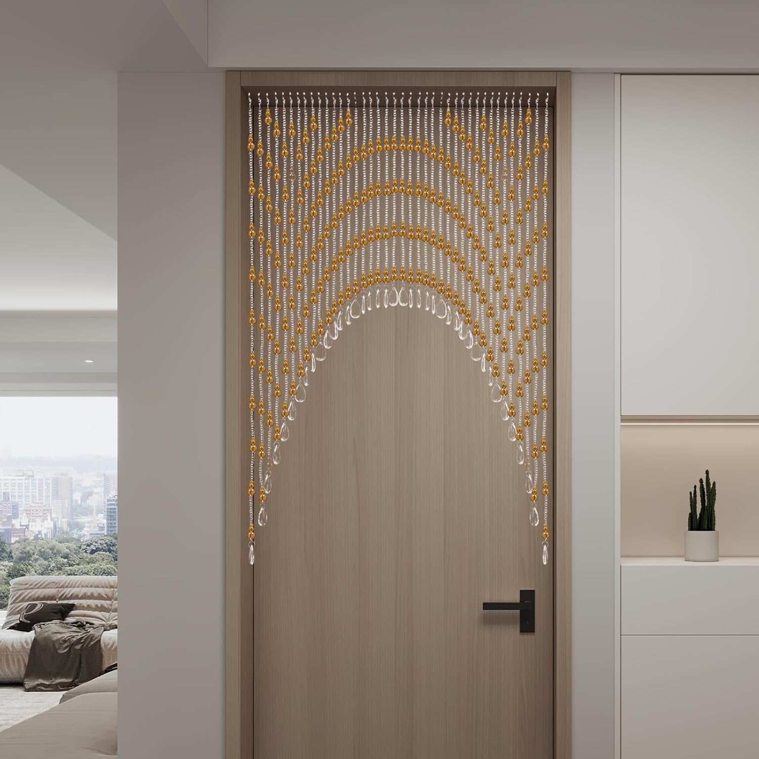 40 Strings Beaded Curtain for Doorways and Windows