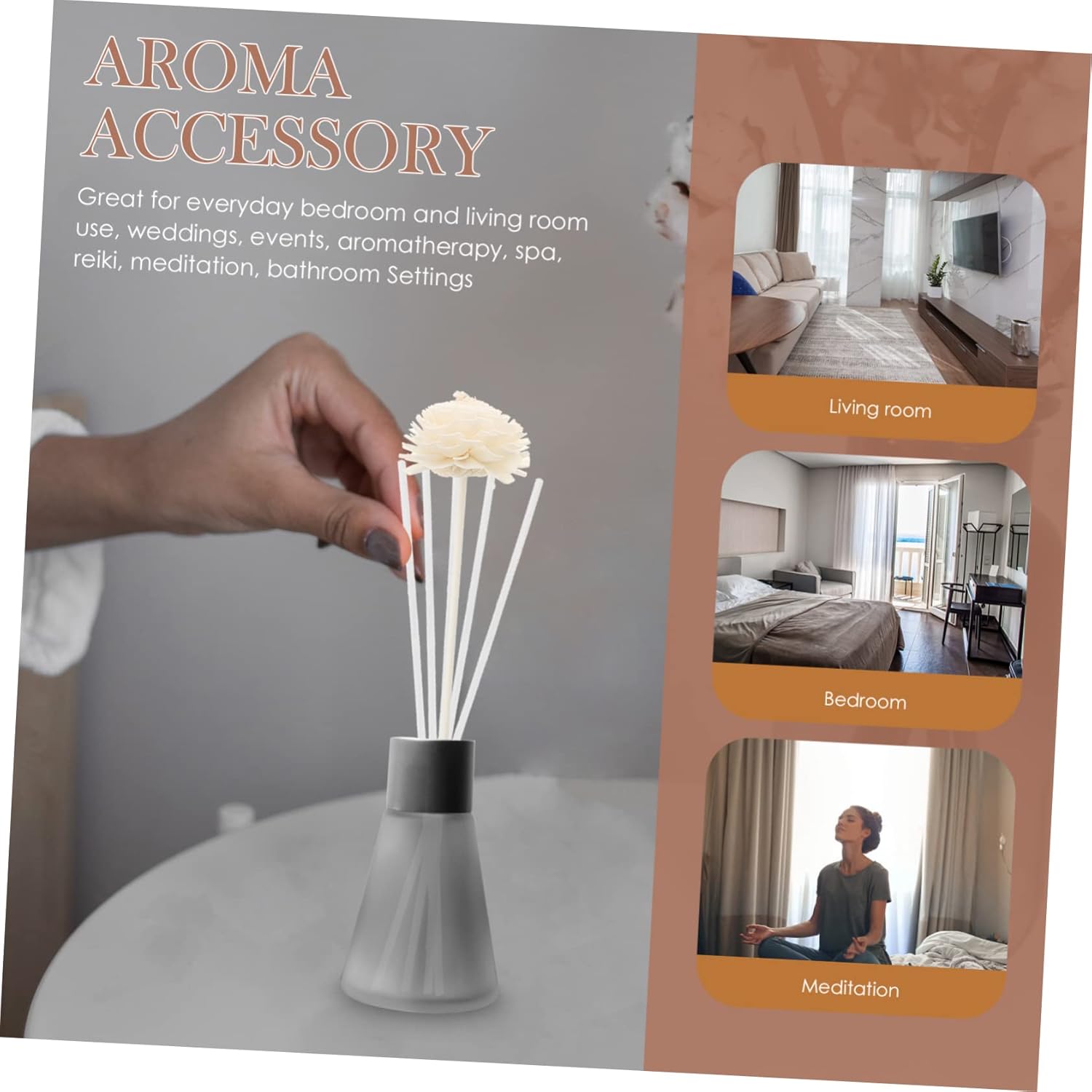 Cabilock Premium Diffuser Sticks Replacement for Home Fragrance Decor