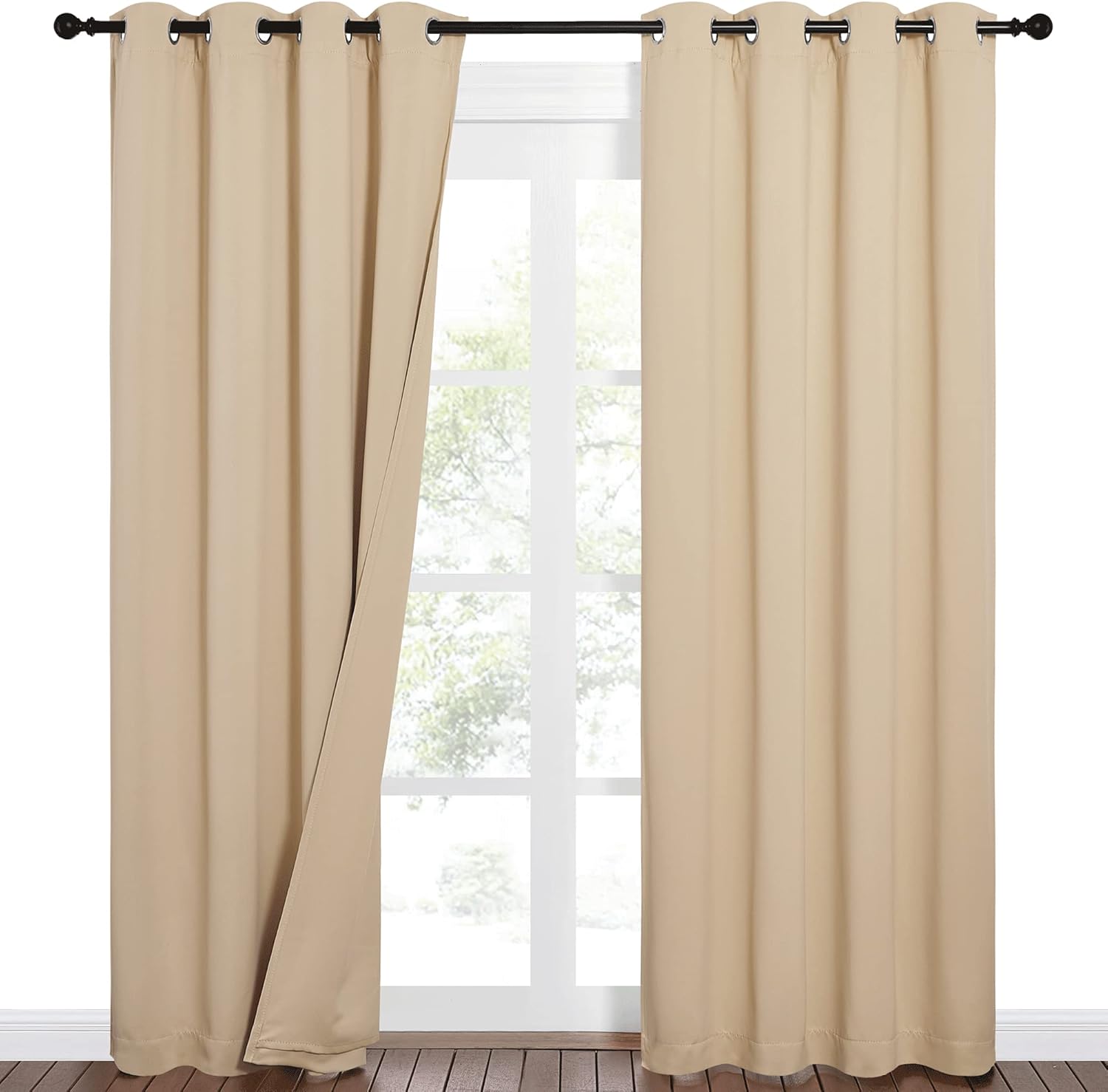 NICETOWN Noise Reducing Curtains with Blackout and Privacy