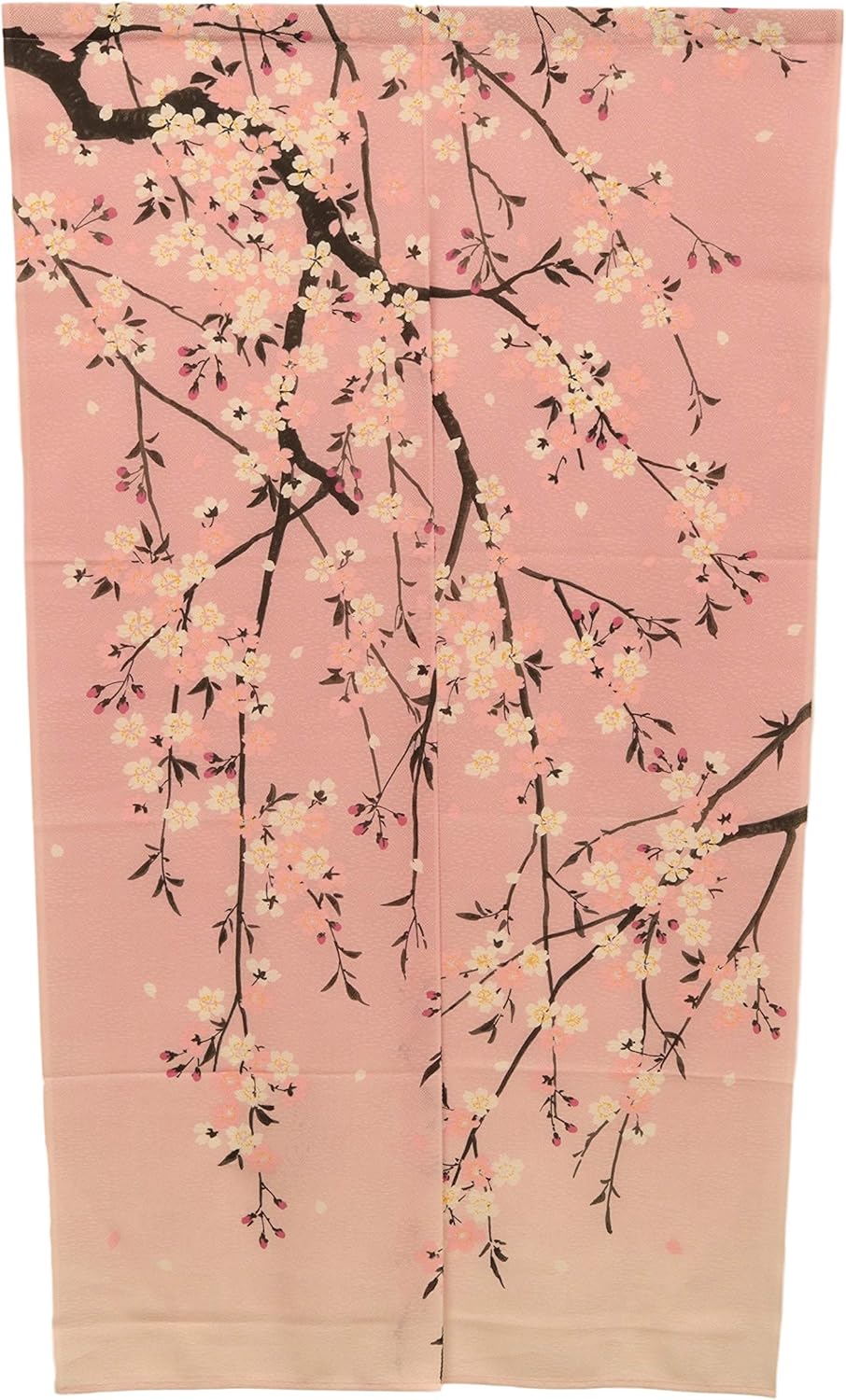 Ebros Gift Japanese Style Pink Sakura Noren Curtain