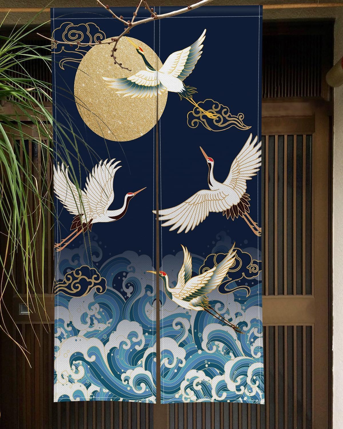 ChloropLastid Japanese Noren Door Curtain Privacy Divider