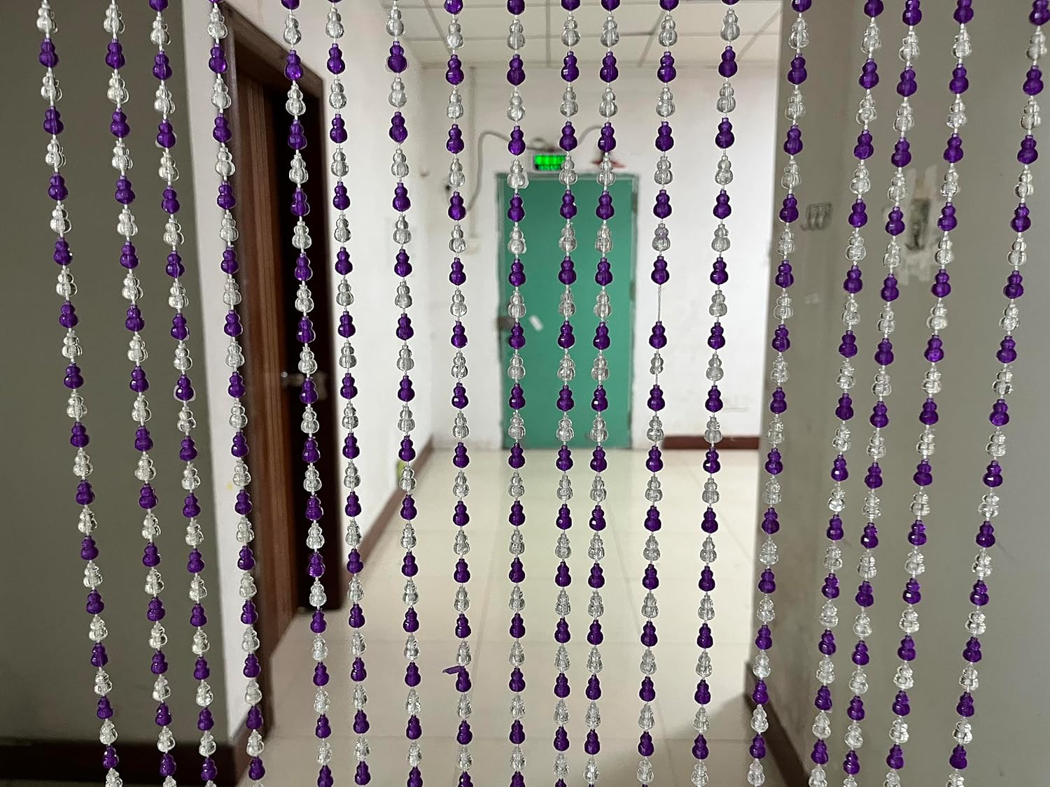 ZiDeTang 18 Rows Acrylic Calabash Beaded Curtain