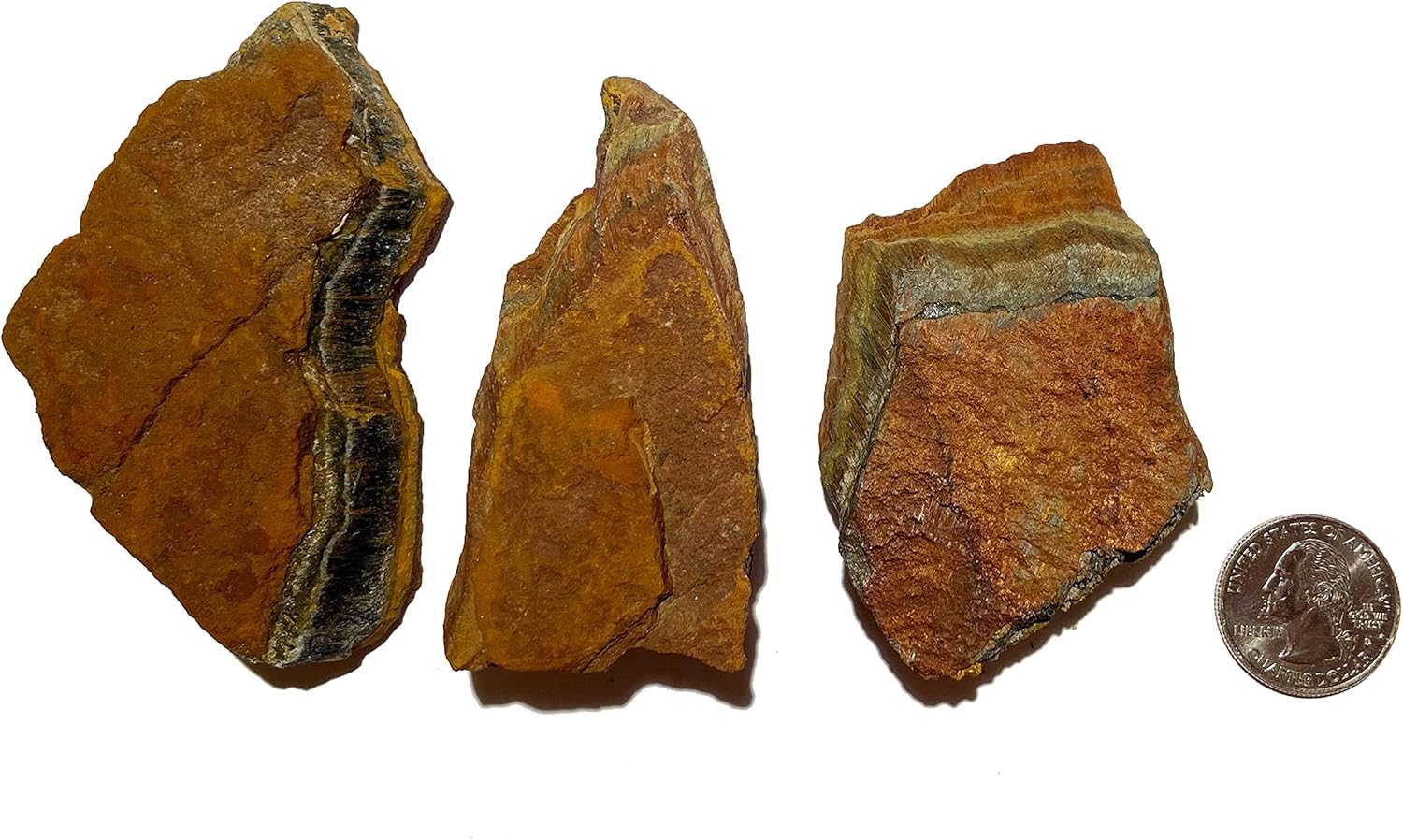 Rough Blue Tiger Eye - 1 Pound Natural Stone