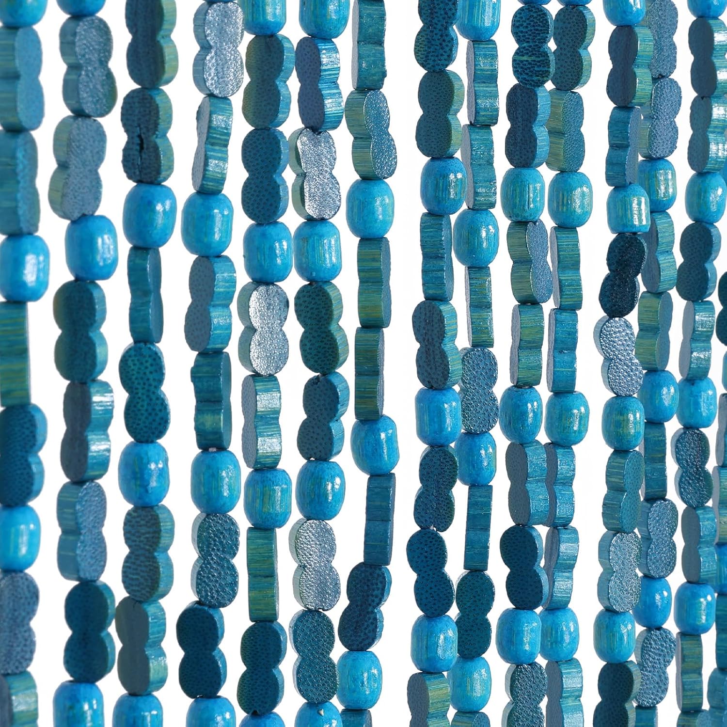 BECHAEO Handmade Blue Door Curtain 355x75 Inches