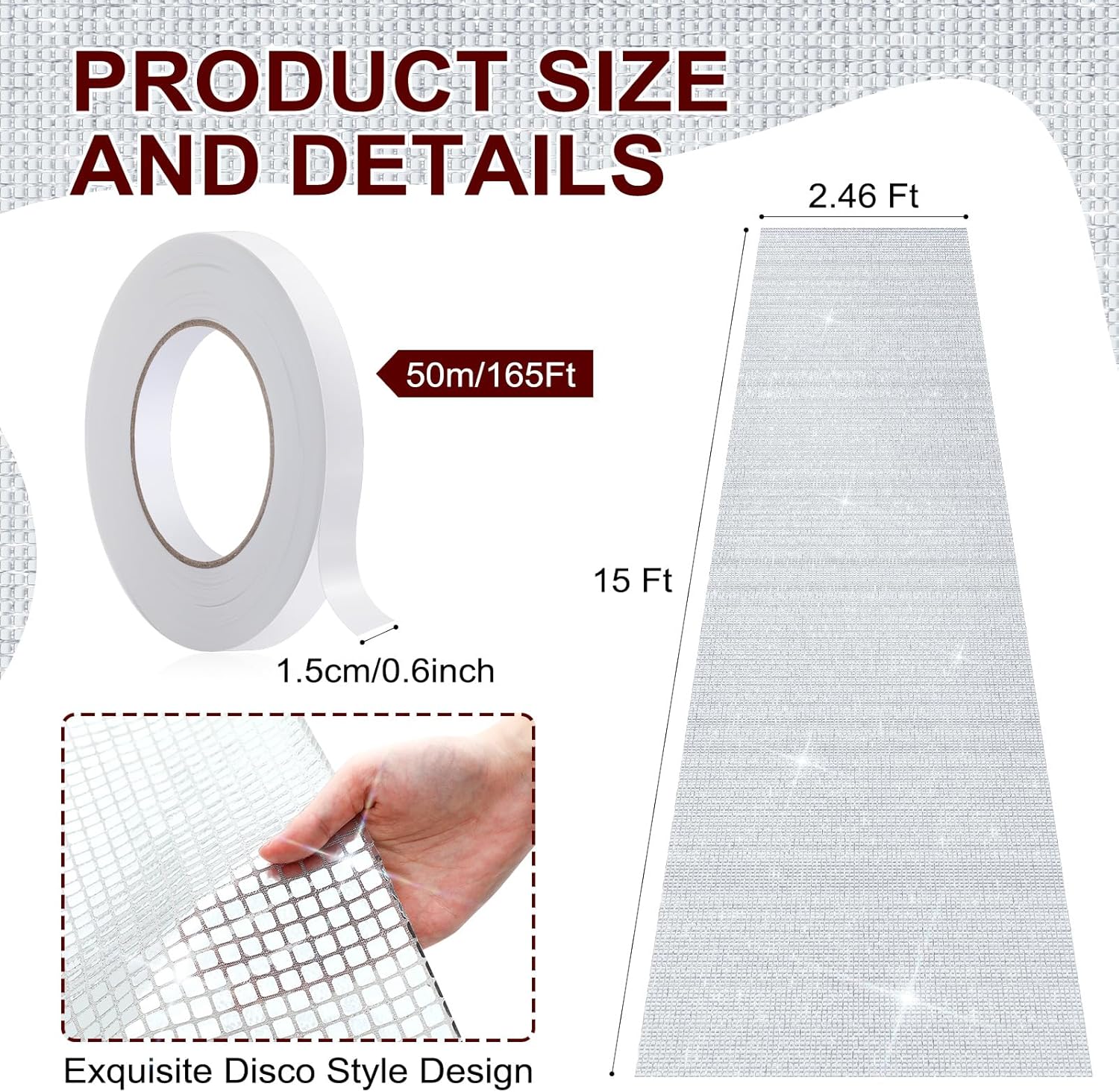 Silver Carpet Runner Runway Rug for Parties and Weddings