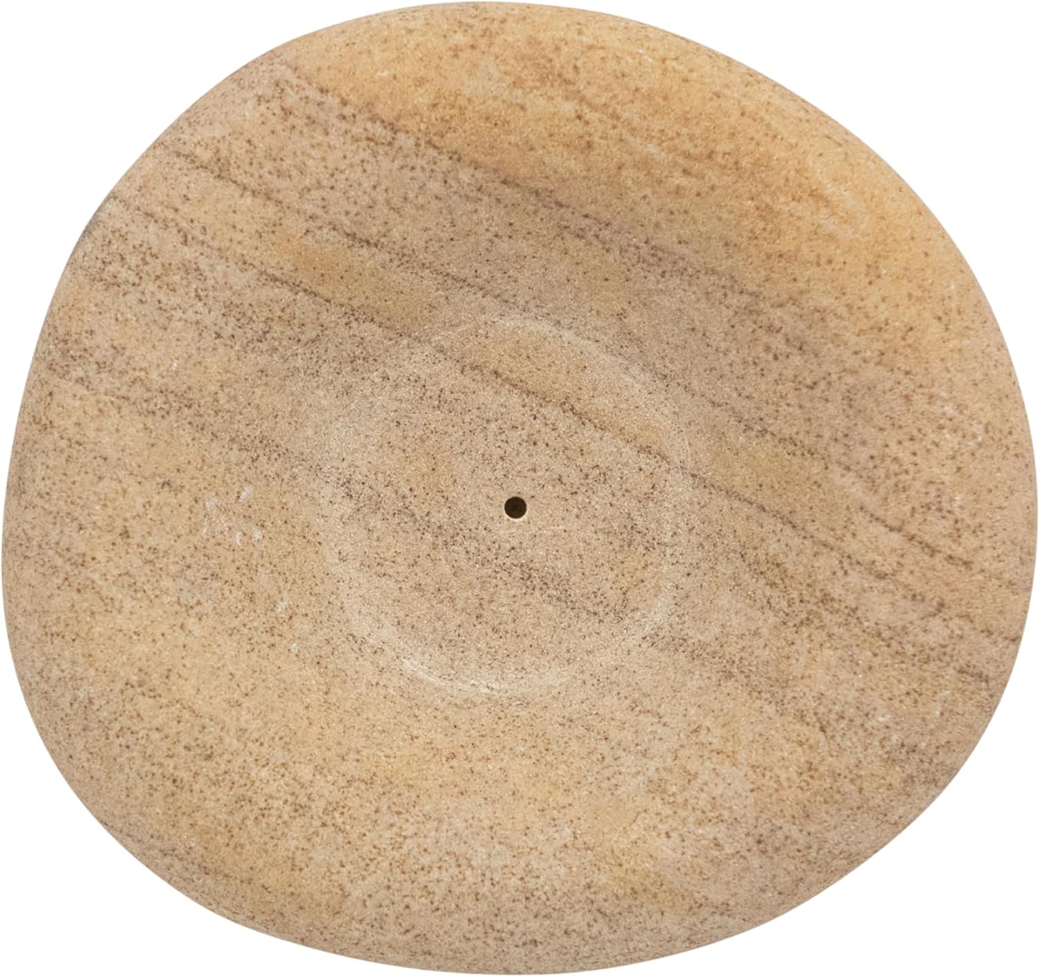 Creative Co Op Sandstone Incense Holder Natural Color