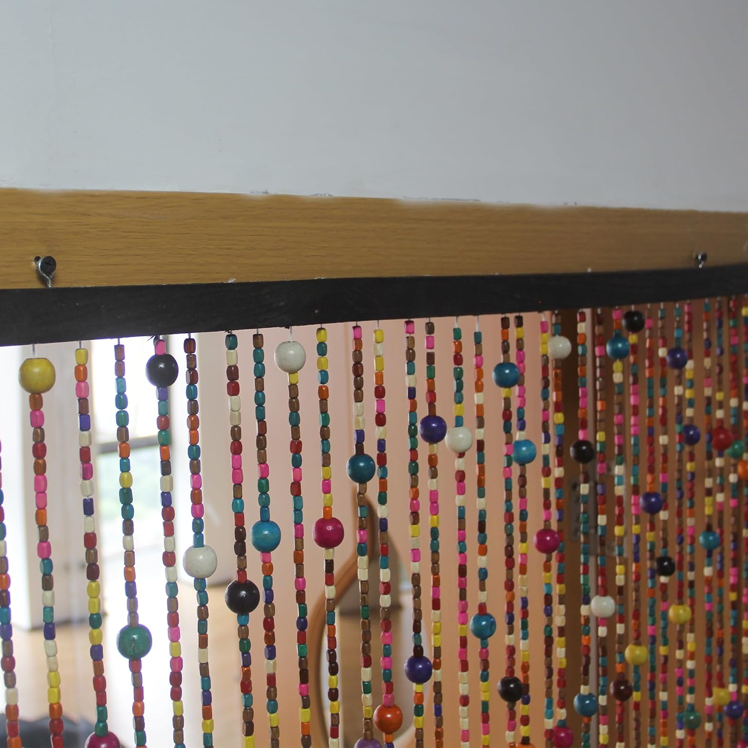 38 Strands Rainbow Boho Door Bead Curtain 1