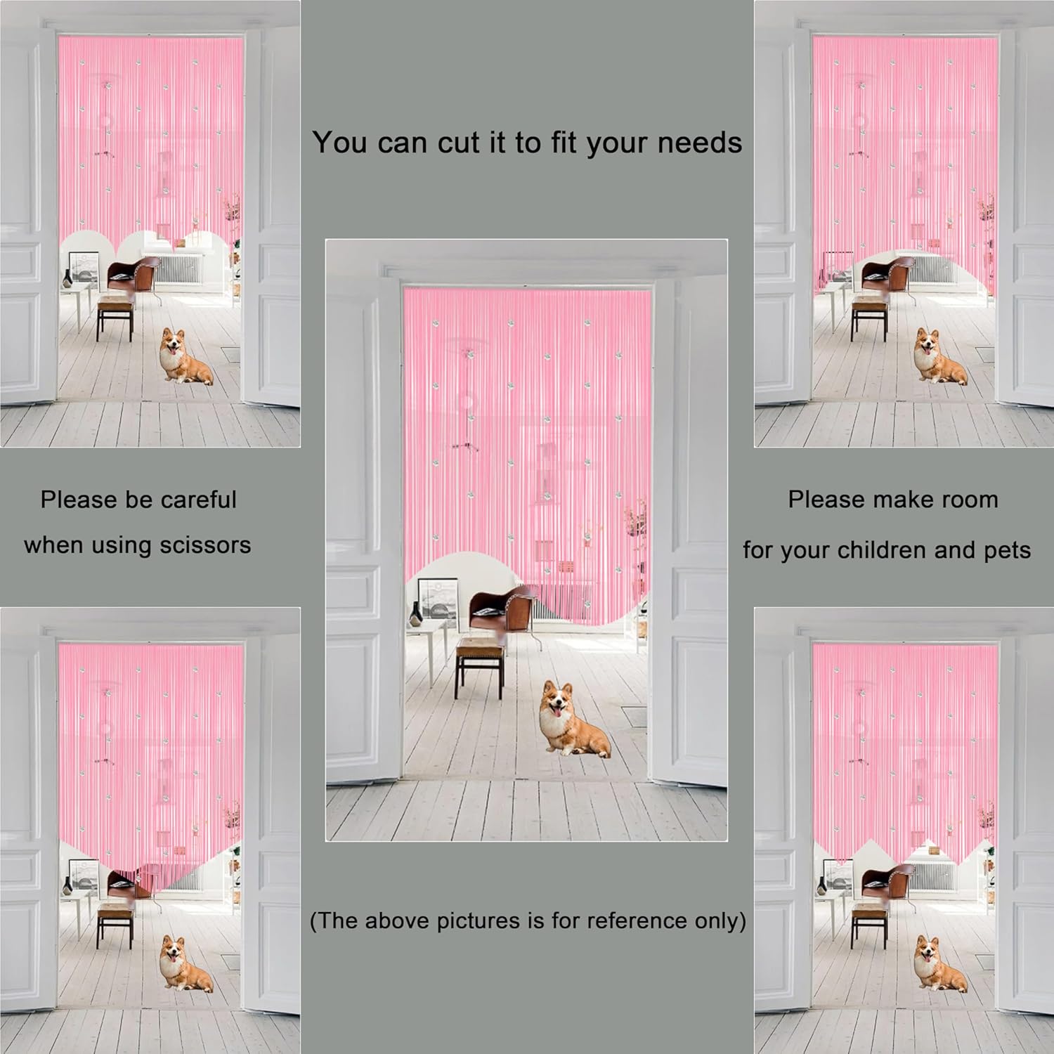 Beaded String Curtains for Doorways Boho Decor