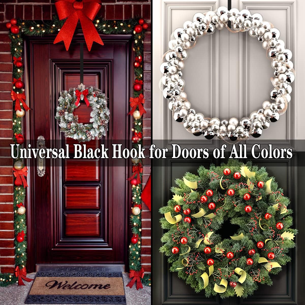 Osgow 12 Inch Heavy Duty Wreath Hanger Hook