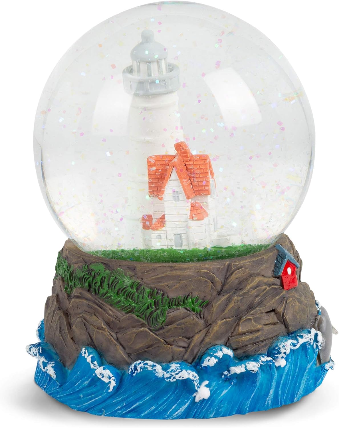 Elanze Designs Cape Cod Lighthouse Musical Snow Globe