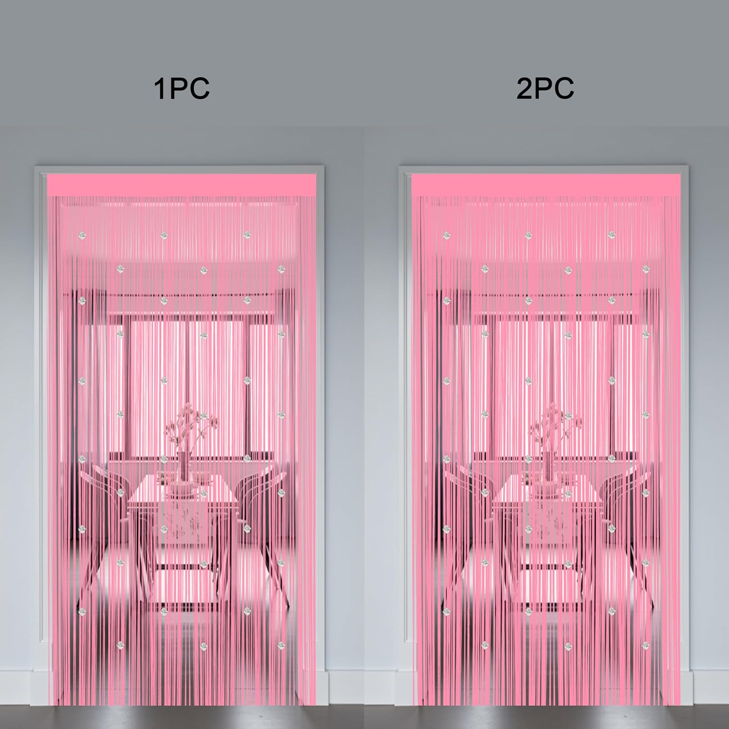 Beaded String Curtains for Doorways Boho Decor