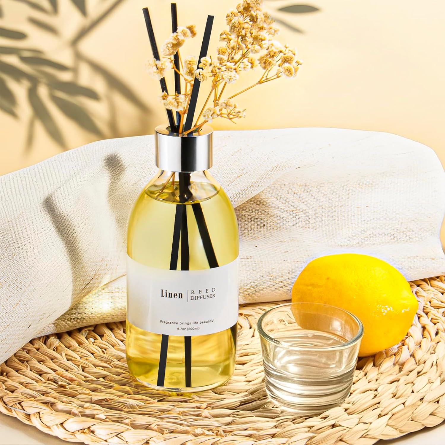 Clesh Reed Diffuser Set with Linen Scent