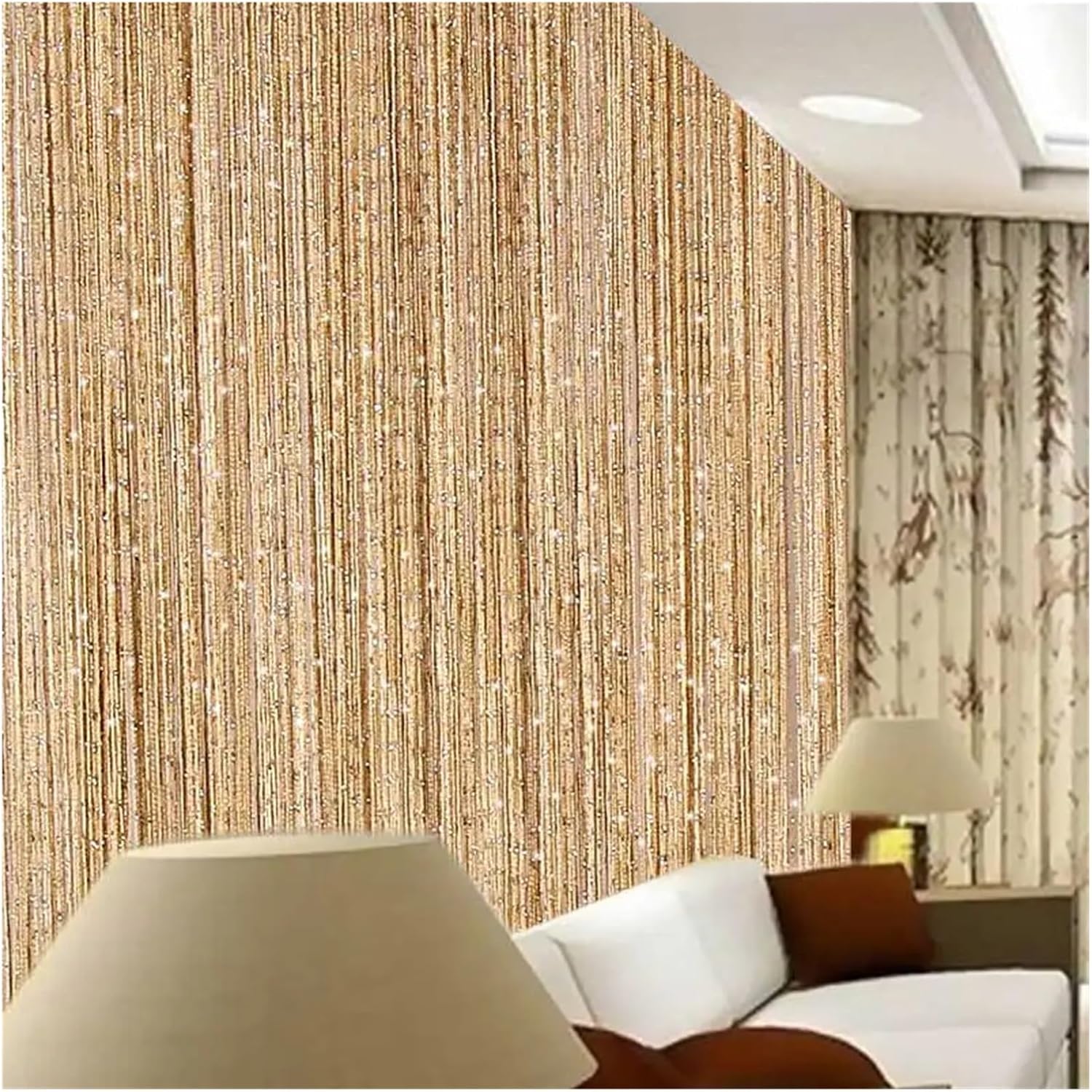 Shiny Tassel String Curtains 300x290 for Home Decor