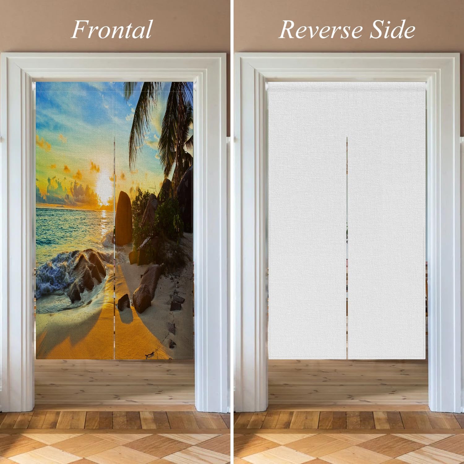 Leowefowa Japanese Doorway Curtain Tapestry 283x472 Inches