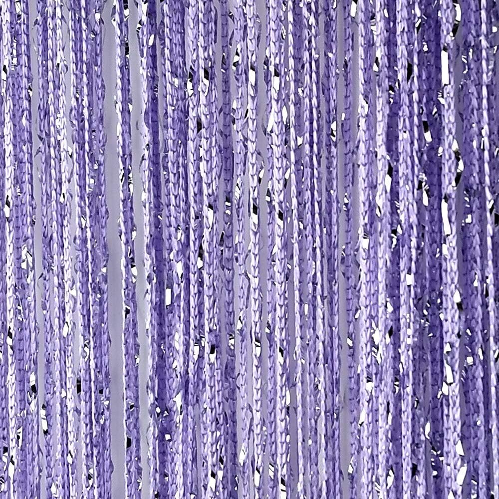 Topixdeals Door Fringe Curtain Silver Ribbon Strip Tassel