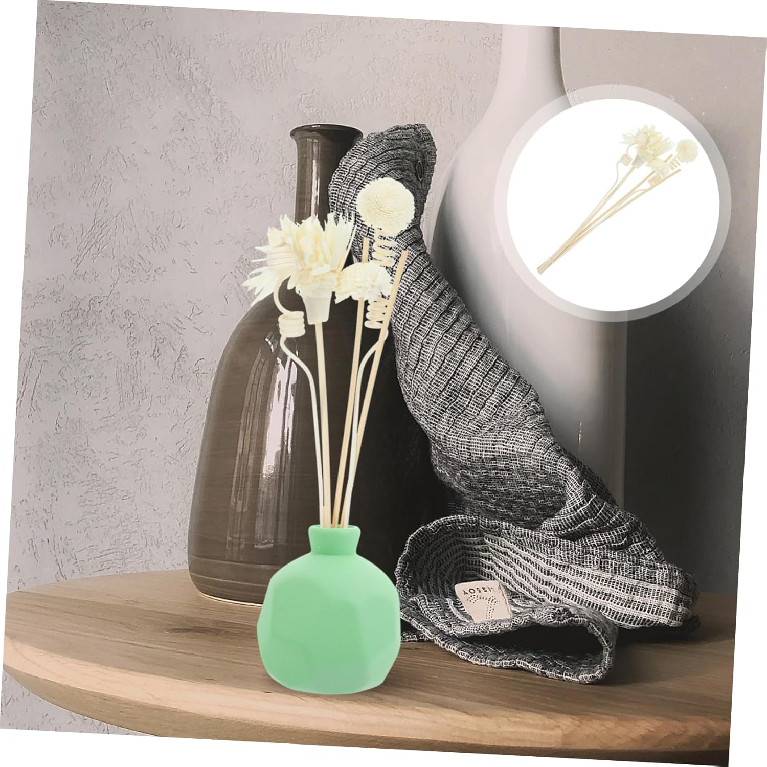 Cabilock Natural Rattan Aromatherapy Diffuser Sticks 10-Piece Set