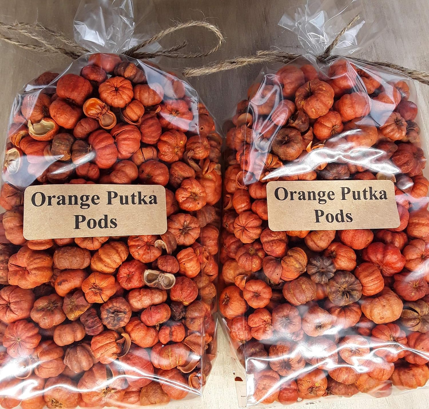 SEEPER On The Bright Side Mini Orange Pumpkin Potpourri Bowl Fillers 8 Cups