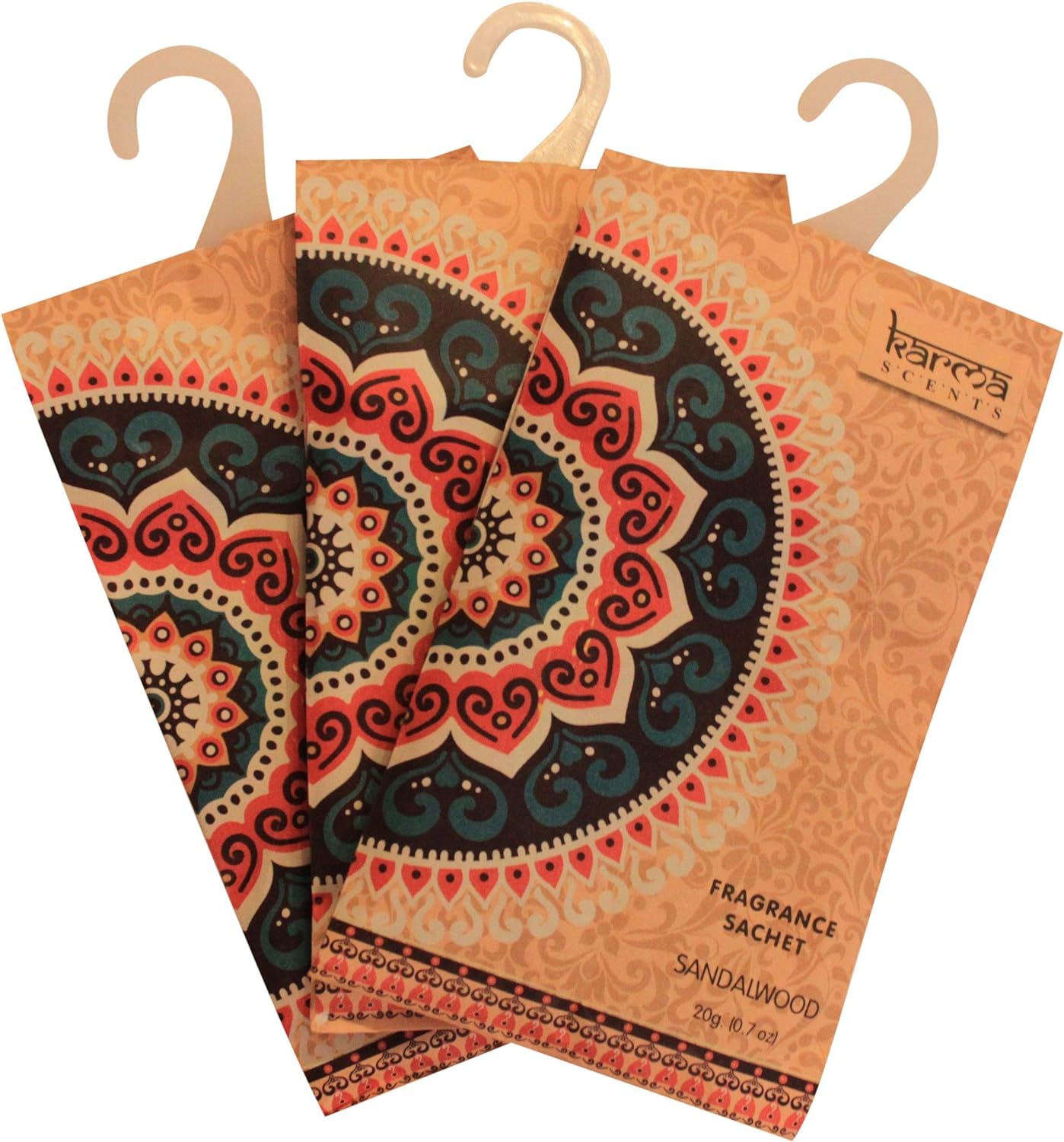 Karma Scents Premium Sandalwood Sachets for Home and Car