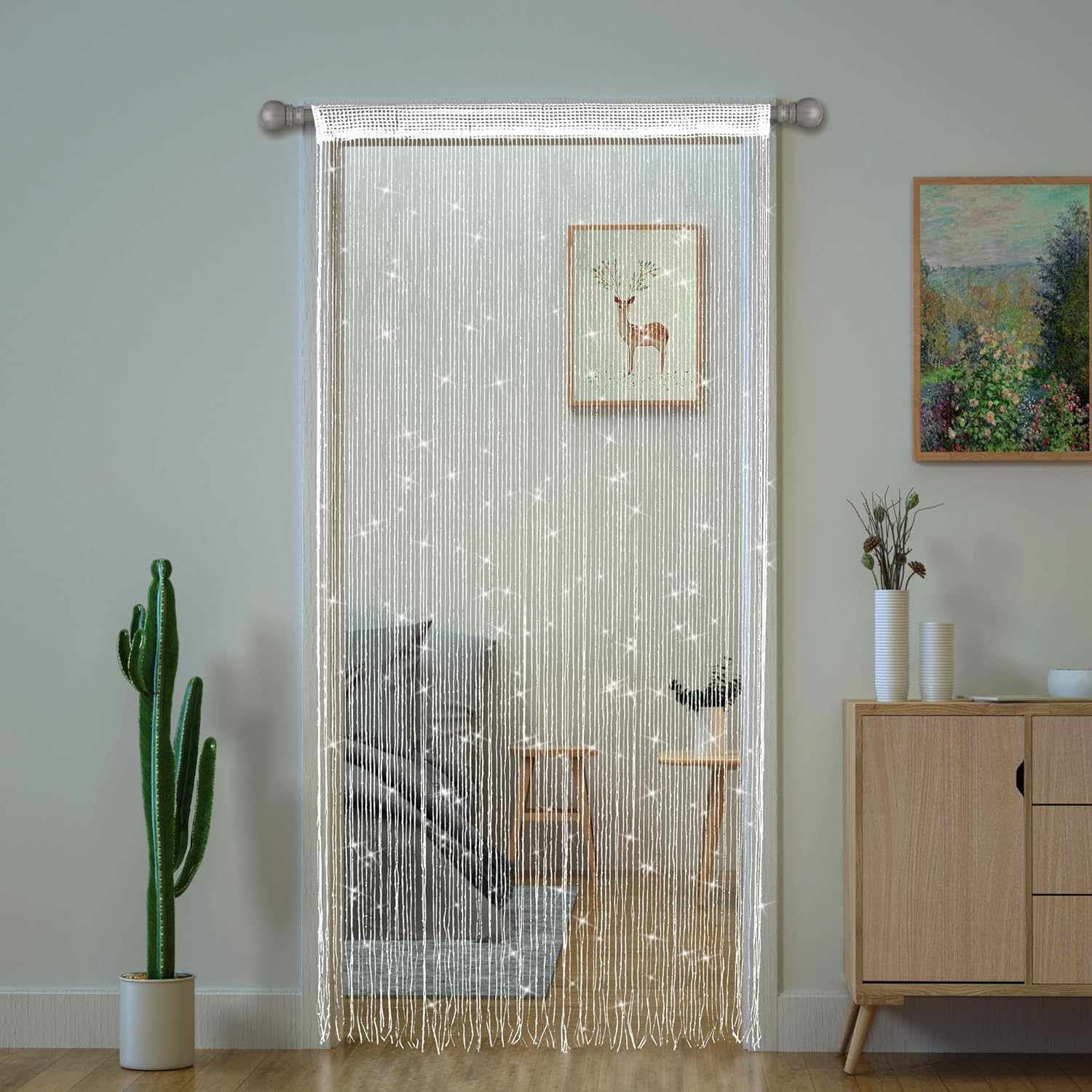 Glitter Beaded Curtains for Doorways and Windows