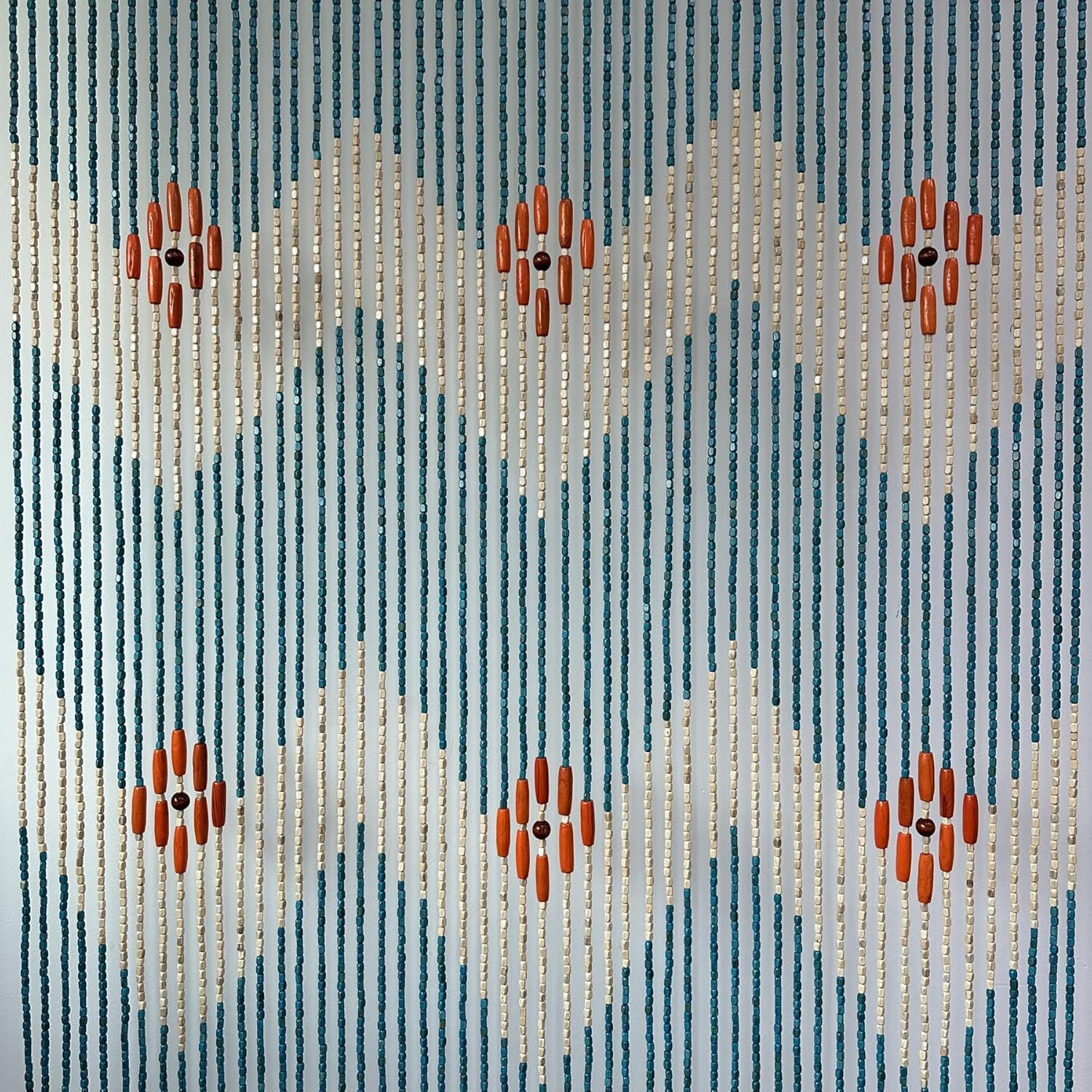 FlavorThings Blue Wood Bead Curtain - Waverly