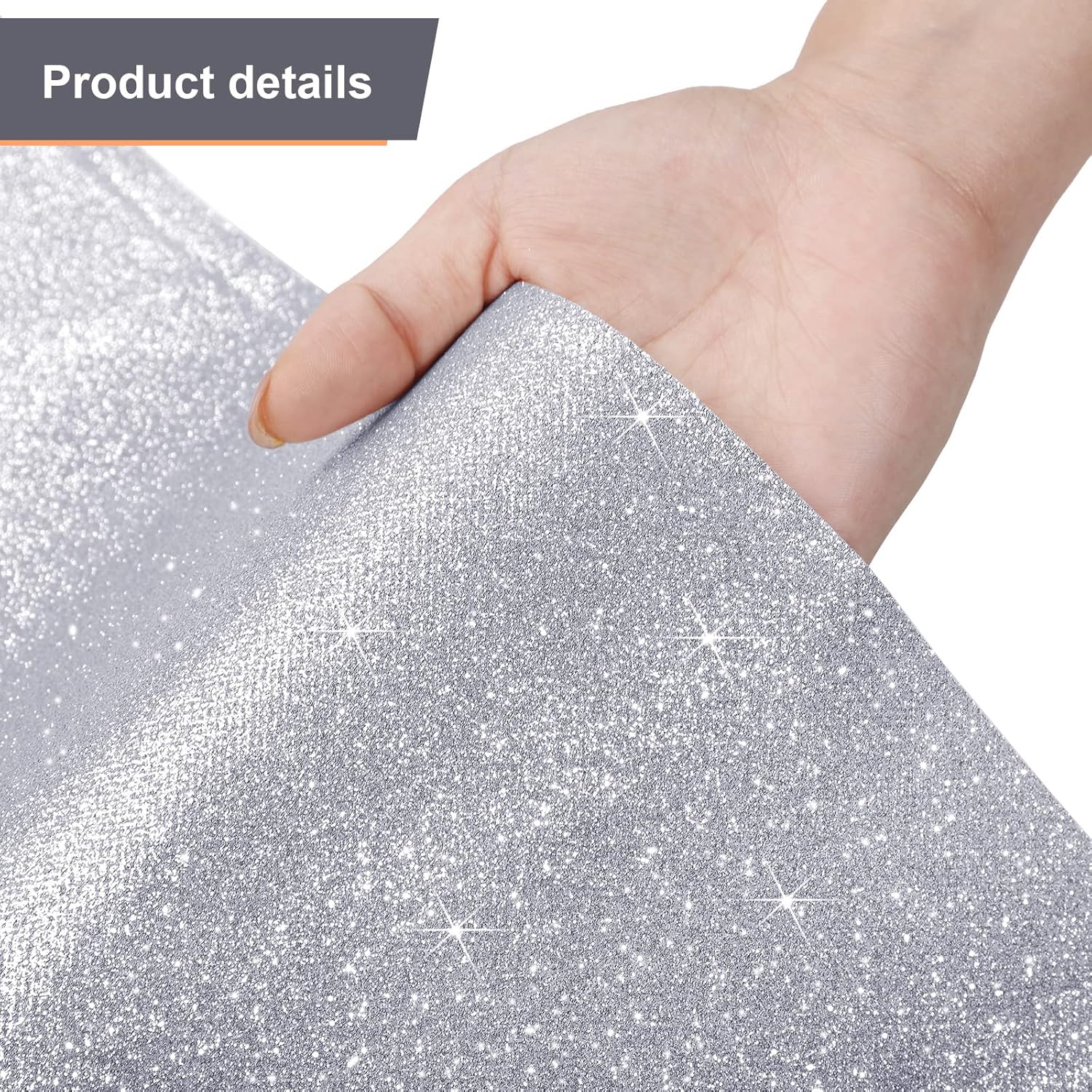 Tatuo Glitter Silver Runway Rug 246 x 30 Feet