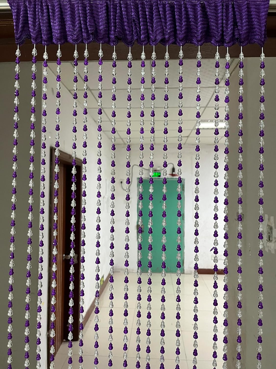 ZiDeTang 18 Rows Acrylic Calabash Beaded Curtain