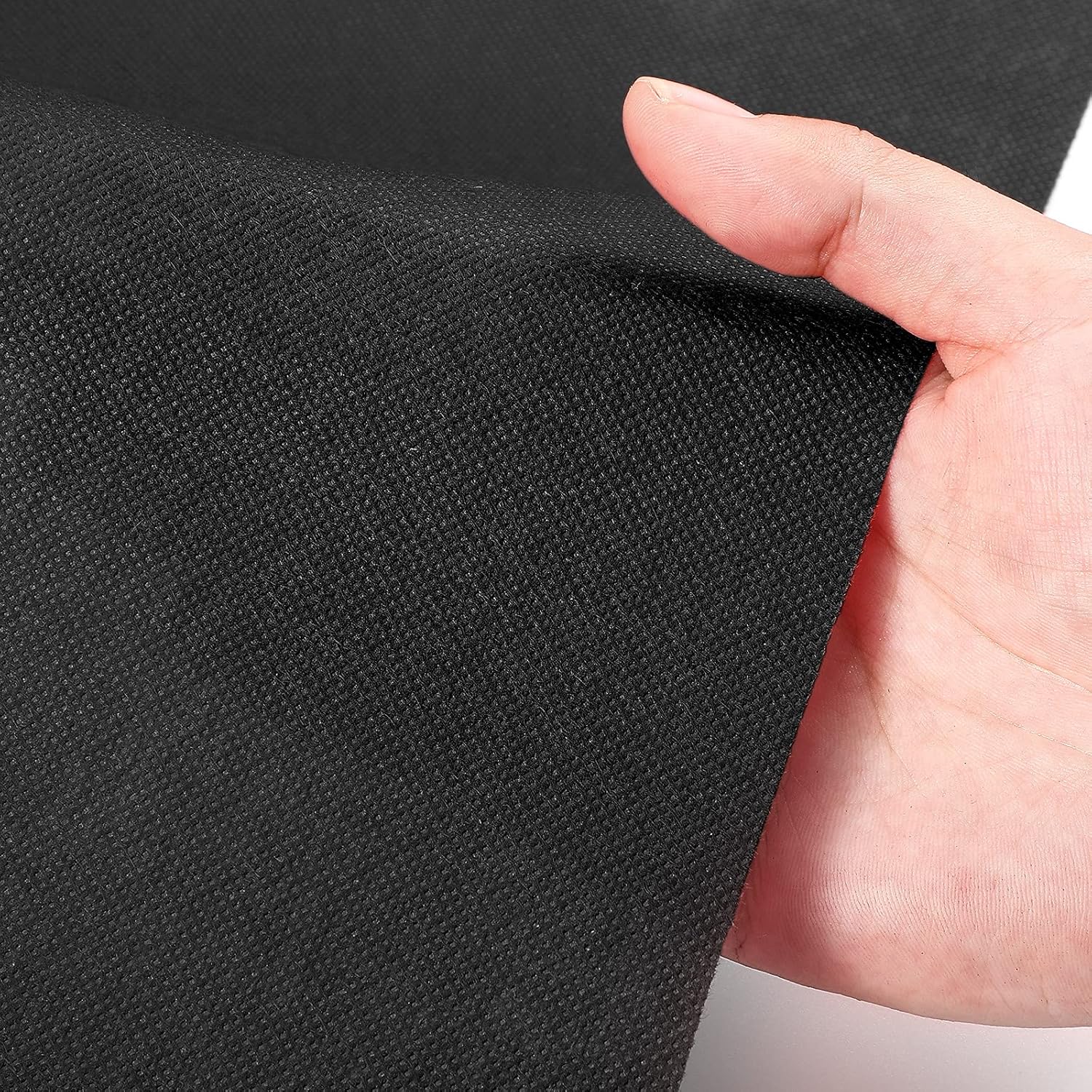 Shappy Black Carpet Runner Rug 26x30ft for Parties